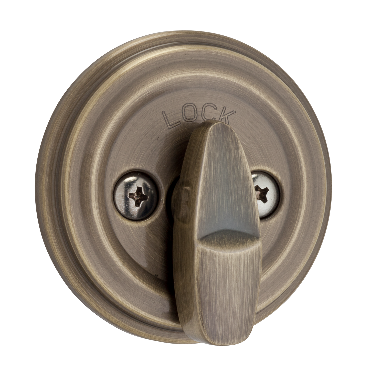 CERROJO 980 KWIKSET LATÓN ANTIGUO