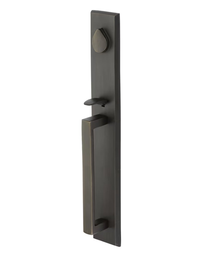 CERRADURA CIMARRON MODERN DE ENTRADA MEDIUM BRONZE DERECHA