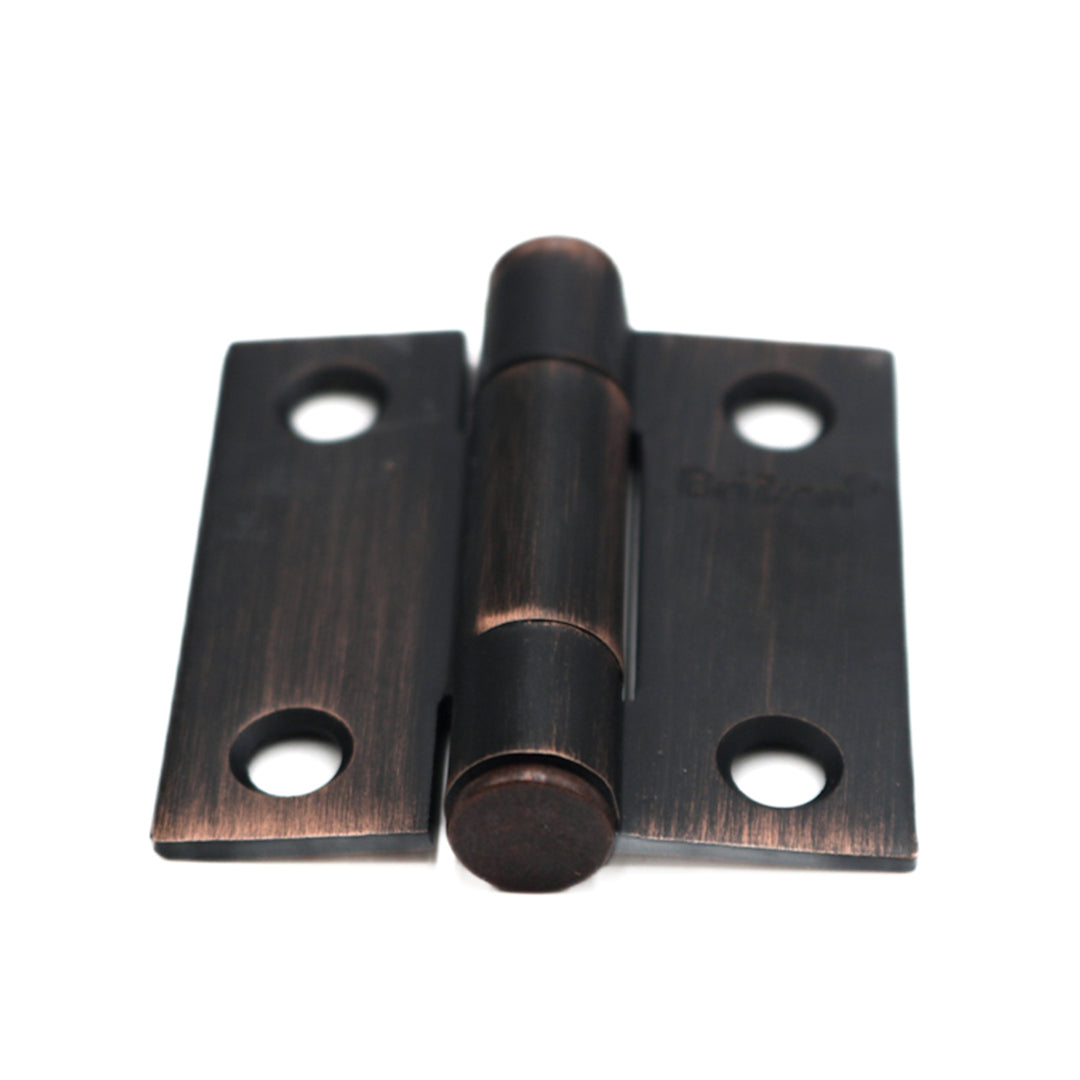 BISAGRA OIL RUBBED BRONZE CUADRADA SIN BALEROS DE 2 X2